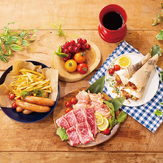 東急プラザ蒲田BeerFesta2025 芝生のビアガーデンBBQのコース写真