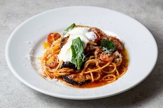 リコッタチーズと揚げ茄子のポモドーロ 