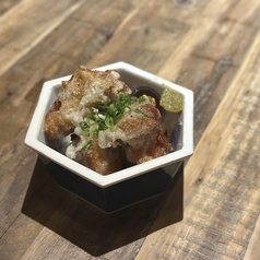 鶏もも肉の昆布〆唐揚げ