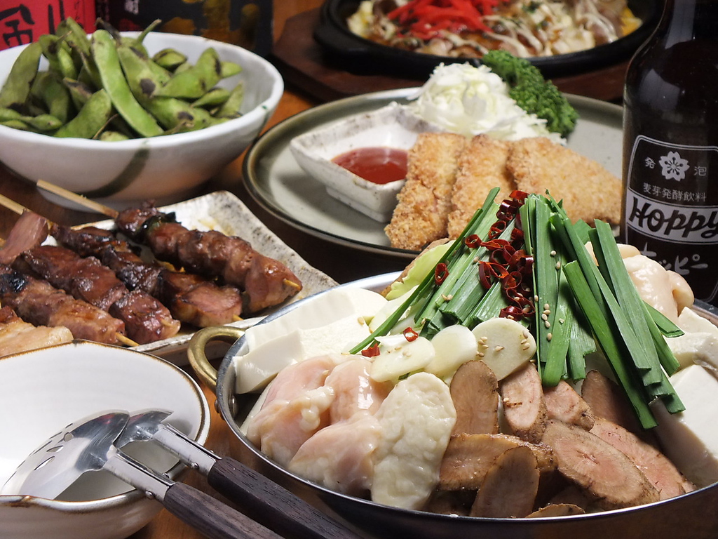 本物のやきとんをはじめ、名物バカ盛りをお楽しみ頂ける大変お得なコースをご用意！