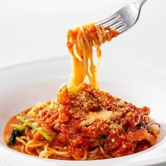 アマトリチャーナ(ベーコンのトマトパスタ)
