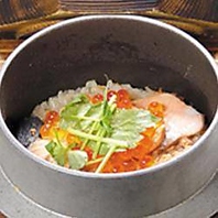 「だるま円座」こだわりの釜めしも是非ご賞味ください！