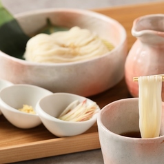 お出汁のつけそうめん