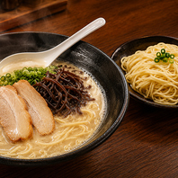 濃厚とんこつから絶品つけ麺まで自慢の麺類が勢揃い
