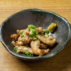 せせりの炭火焼き