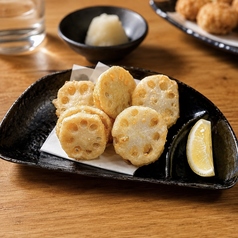 れんこんのはさみ揚げ