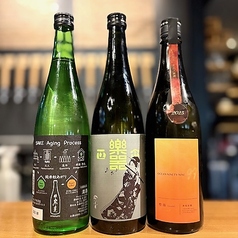 ビール以外にもこだわりのお酒が多数揃っています。