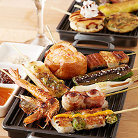 《串イッカイチオシ!!》くわ焼き 10種盛り