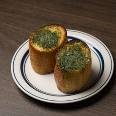 あおさ海苔バターのガーリックトースト