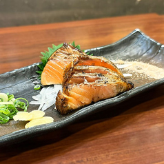 サーモンの藁焼き