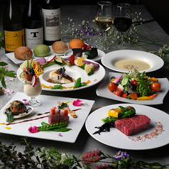 GREVILLEA &nbsp;なんばパークス　近江牛フレンチ割烹のコース写真