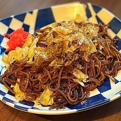 大人のソース韮焼きそば
