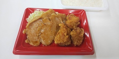 豚の生姜焼きと若鶏の唐揚げ弁当