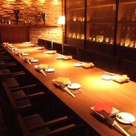 大人数でも安心の16名様掛け完全個室空間☆