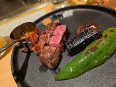 松阪牛サーロインのステーキ 