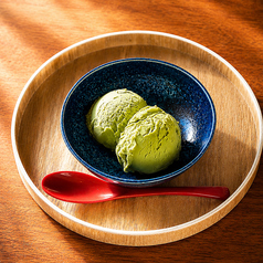 抹茶のアイスクリーム