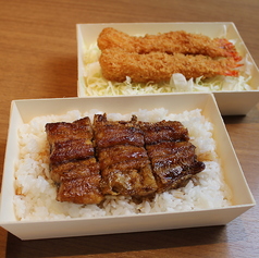 うな丼とエビフライ2本弁当