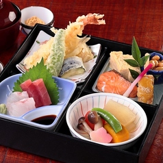 天ぷらとお刺身定食