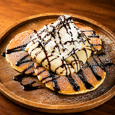 チョコバナナパンケーキ