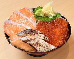 サーモン親子丼
