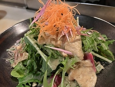 水菜と湯葉の京風ハリハリサラダ