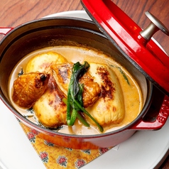 春魚とホタテのクネル アメリケーヌソース