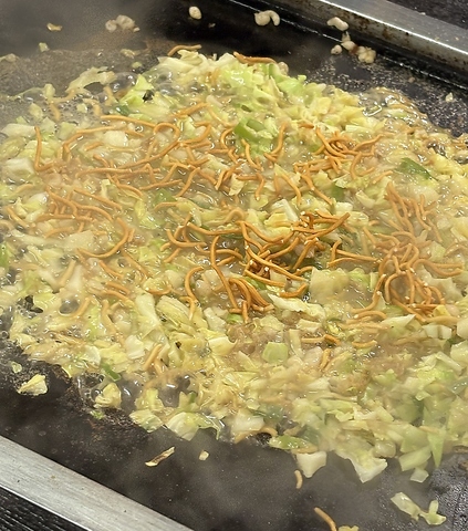 町屋　もんじゃ　お好み焼き