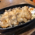 料理メニュー写真&nbsp;【アグー豚ロース】鉄板生姜焼＋七味マヨ付