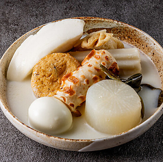 鶏白湯おでん8種盛り