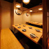 和の彩りに囲まれて！宴会に最適な個室空間