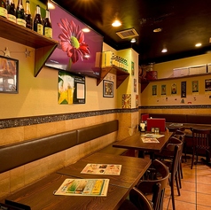 こだわったお洒落な店内