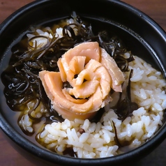 鮭茶漬け(ほうじ茶)