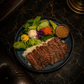 料理メニュー写真&nbsp;アフロオリジナルステーキプレート