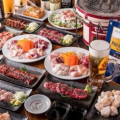 個々にある専用焼き台で安心安全◎