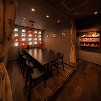 個室席は夜の会食やだ内様でのディナーに最適