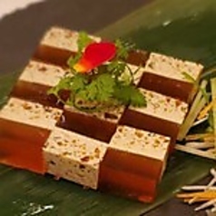 台湾松花ピータン　2層ゼリー