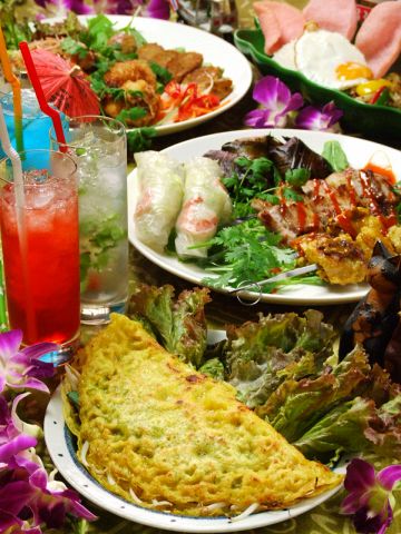 ベトナム料理、タイ料理、インドネシア料理など東南アジア料理が色々楽しめるお店★