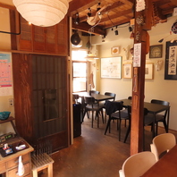 古民家を改装した、おしゃれな和空間です◎