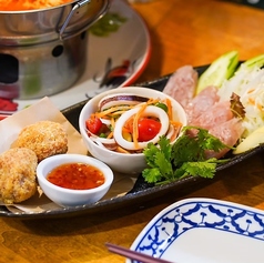 タイのおつまみ３種盛り