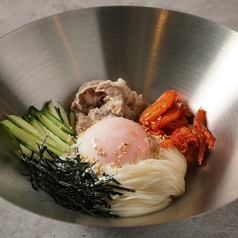 韓国風そうめん/豚しゃぶとオクラそうめん
