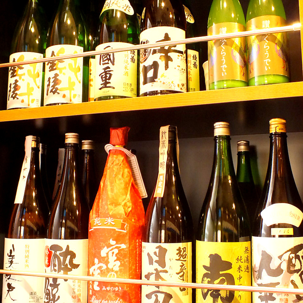 旨い料理にあう日本酒・焼酎なども豊富に取り揃え★