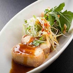 凍み豆腐の豚巻きチーズ焼き