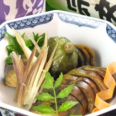 泉州産 水ナスのみょうがポン酢和え