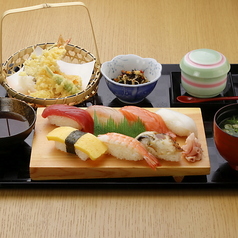 寿司天ぷら定食