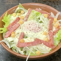 とろける温玉シーザーサラダ