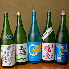 料理を引き立てる味わい！厳選日本酒を常時8種類ご用意