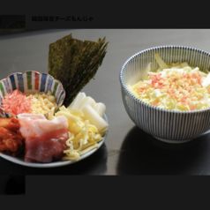 韓国海苔チーズもんじゃ