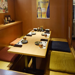 【個室あり】テーブル席や掘りごたつ席など少人数でも使えるお席をご用意しております！