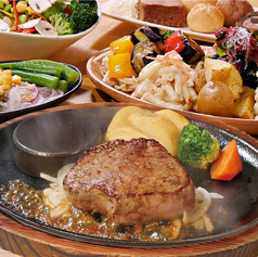 【豪州産 長期穀物肥育牛】厚切りランプステーキ 150g サラダバー付