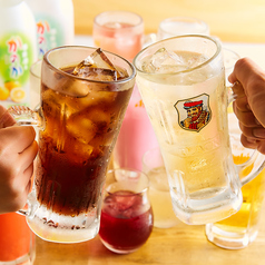 充実の飲み放題メニュー◎急な飲み会にも!